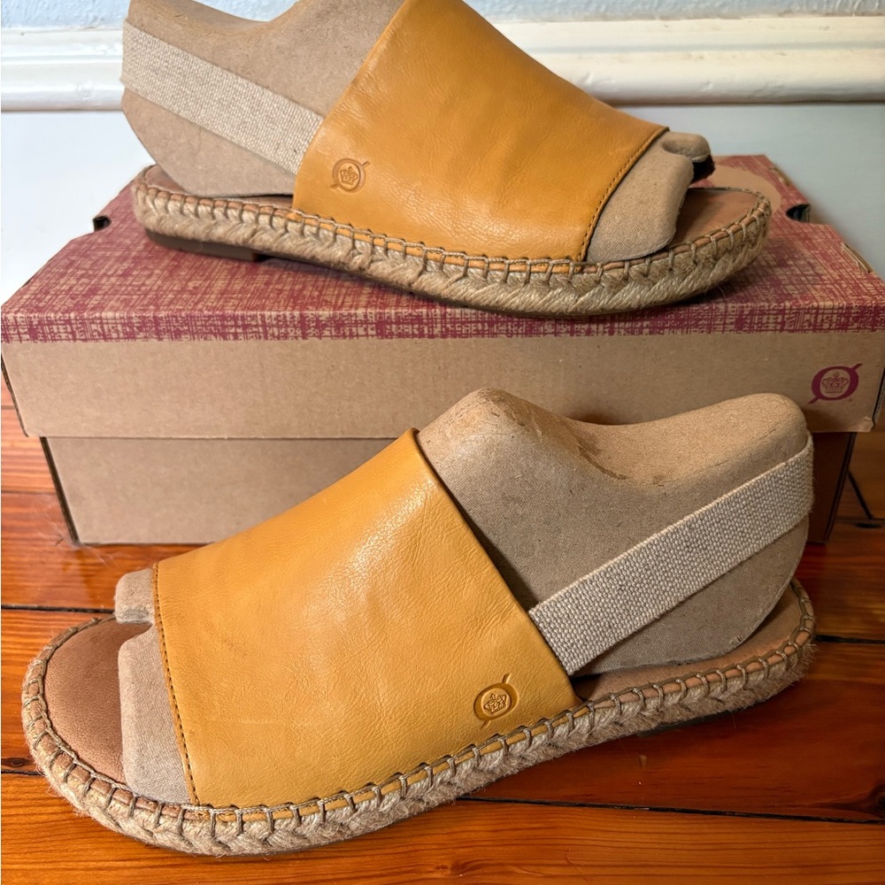 Born San Isabel Leather Espadrilles